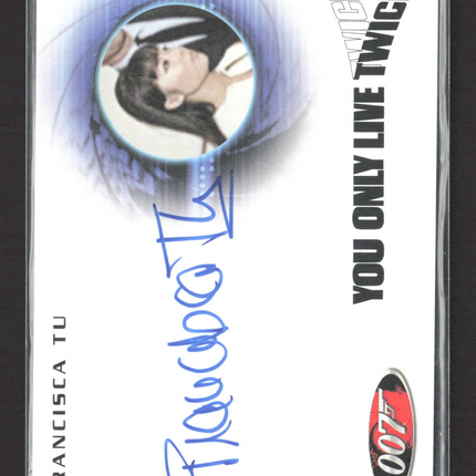 1962 Rittenhouse James Bond 007 You Only Live Twice Francisca Tu Autograph #A171