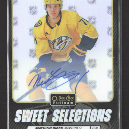 2026 O-Pee-Chee Platinum Sweet Selections Matthew Wood #SS-13 Rainbow Auto