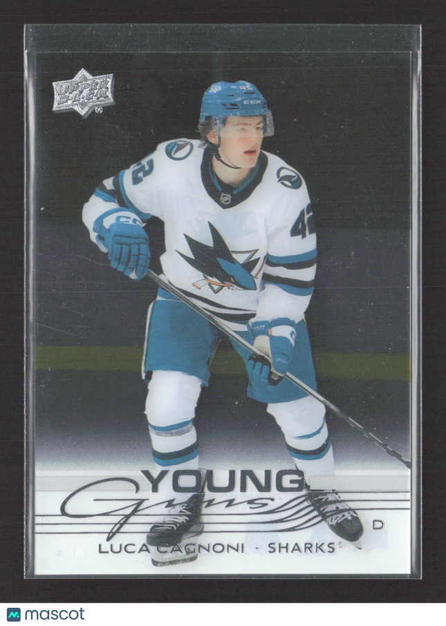 2025 Upper Deck Series 1 Young Guns Luca Cagnoni #213 Clear Cut