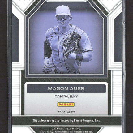 2023 Panini Prizm Baseball Signatures Mason Auer #SIG-MA Red Auto