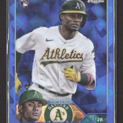 2023 Topps Chrome Sapphire Edition Esteury Ruiz #650 Blue RC