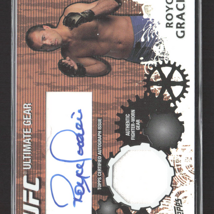2010 Topps UFC Ultimate Gear Royce Gracie #UGA-RG 20/25 Relic Auto