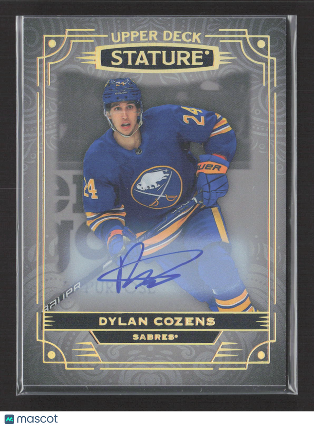 2023 Upper Deck Stature Dylan Cozens #72 Auto