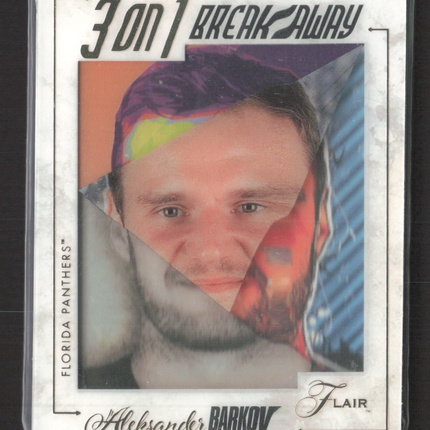 2026 Flair Hockey 3 On 1 Breakaway Aleksander Barkov #BW-18