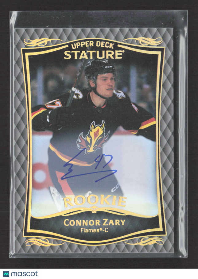 2025 Upper Deck Stature Connor Zary #37 Auto