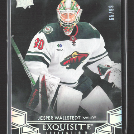 2025 Upper Deck Exquisite Collection Jesper Wallstedt #EB-17 65/99