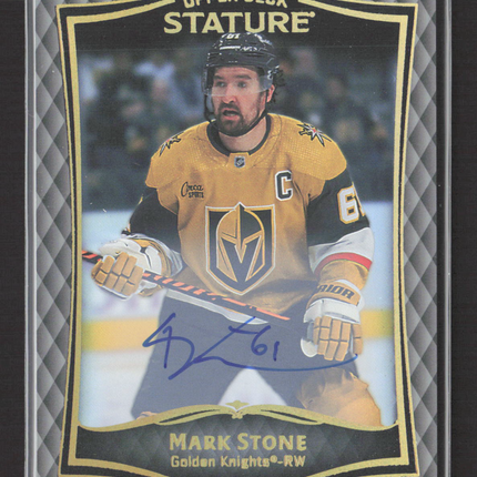 2025 Upper Deck Stature Mark Stone #10 Auto