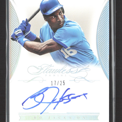 2016 Panini Flawless Bo Jackson #FS-BJ 17/25 Auto