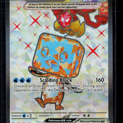 Pokemon 2023 Obsidian Flames Eiscue EX SAR #210/197