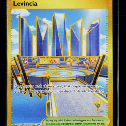 Pokemon 2025 Black Bolt Levincia UR #244/182