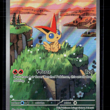 2025 Pokemon Scarlet & Violet White Flare Victini #208/208