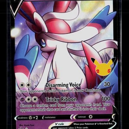 Pokemon 2021 Celebrations Dark Sylveon V FA #SWSH134