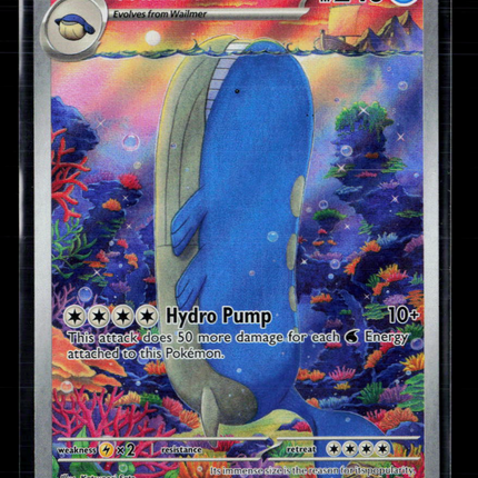 Pokemon 2025 Journey Together Wailord #162/159