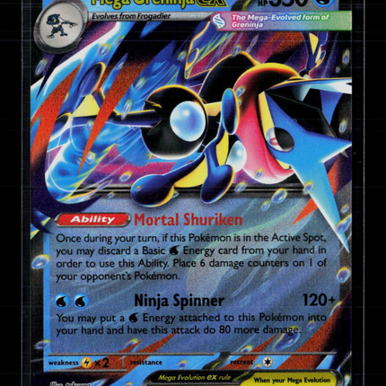 Pokemon 2026 Mega Evolution – Ascended Heroes Mega Greninja EX #22/86