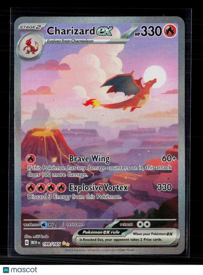Pokemon 2023 Scarlet & Violet 151 Charizard EX SAR #199/165