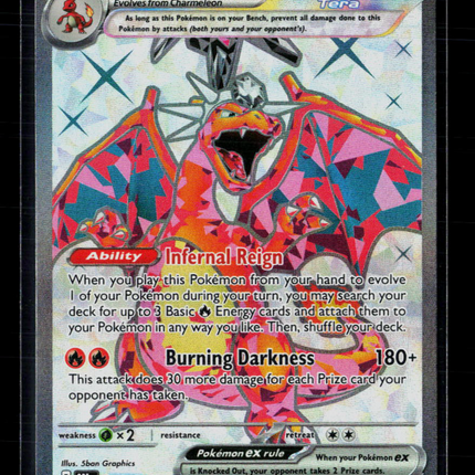 Pokemon 2023 Obsidian Flames Charizard EX SAR #215/197