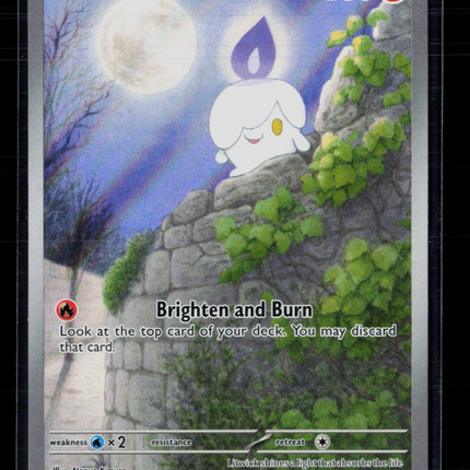 Pokemon 2025 Scarlet & Violet White Flare Litwick #101/86