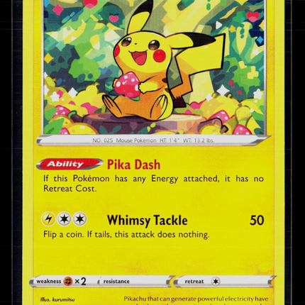 Pokemon 2022 Lost Origin Pikachu #52/196