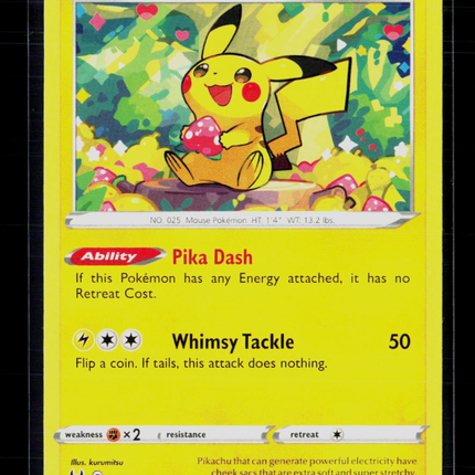 Pokemon 2022 Lost Origin Pikachu #52/196