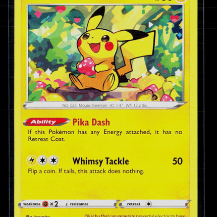 Pokemon 2022 Lost Origin Pikachu #52/196