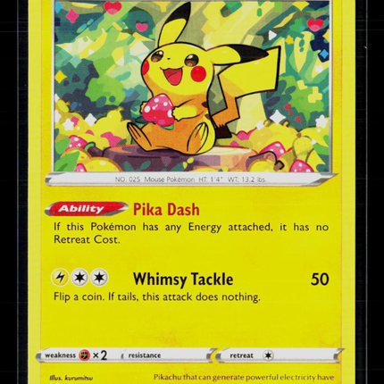 Pokemon 2022 Lost Origin Pikachu #52/196
