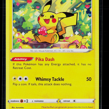Pokemon 2022 Lost Origin Pikachu #52/196