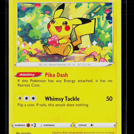 Pokemon 2022 Lost Origin Pikachu #52/196