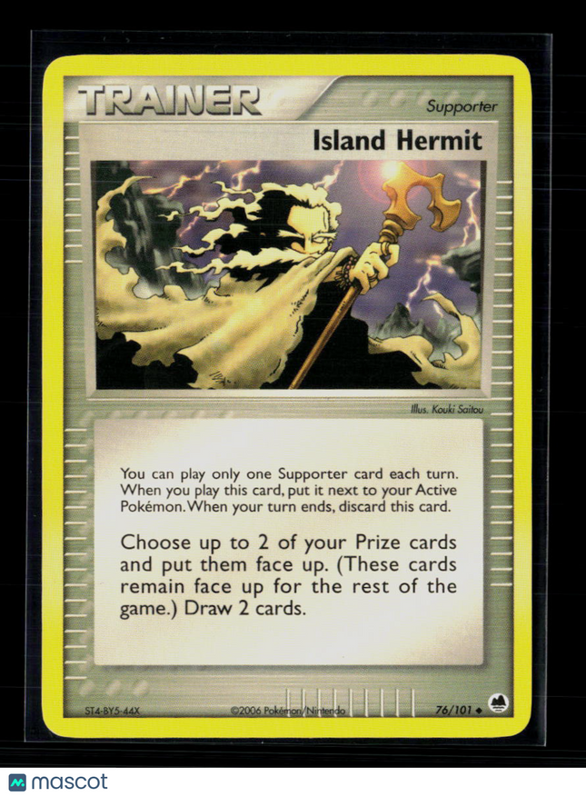 Pokemon 2006 EX Dragon Frontiers Island Hermit #76/101