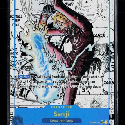 One Piece Sanji Manga Premium Booster -The Best- Vol. 2 SEC • OP06-119 Foil
