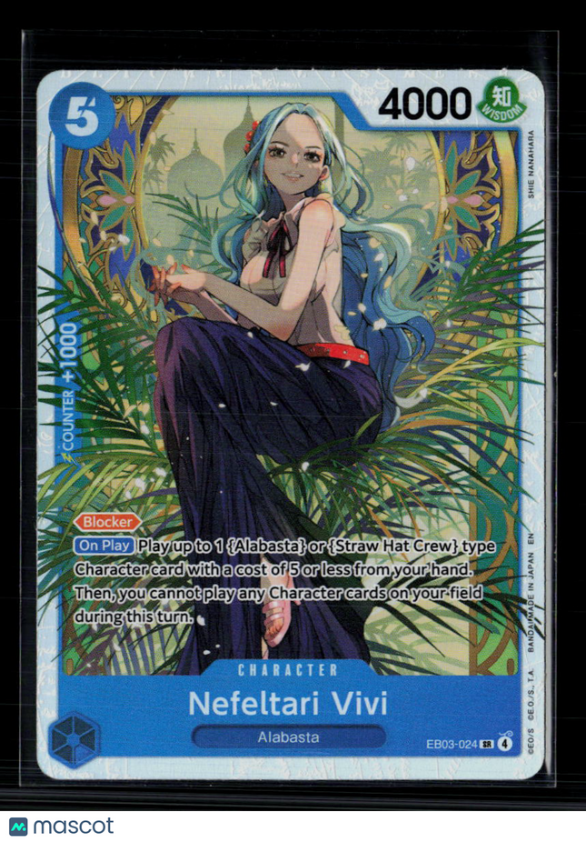 One Piece Nefeltari Vivi Extra Booster: One Piece Heroine's Edition SR EB03-024