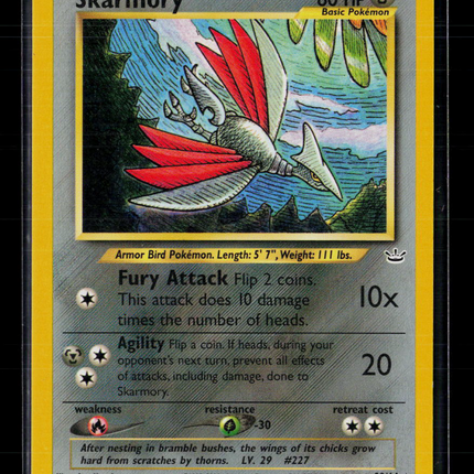 Pokemon 2001 Neo Discovery Skarmory #23/64