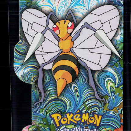 Pokemon 2000 Topps Evolution Beedrill Die Cut #EV03 of 12