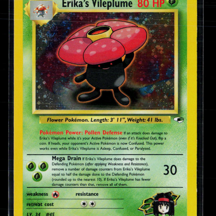 Pokemon 2000 Gym Heroes Erika's Vileplume #5/132
