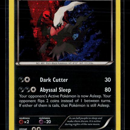 Pokemon 2016 Evolutions Darkrai #XY194