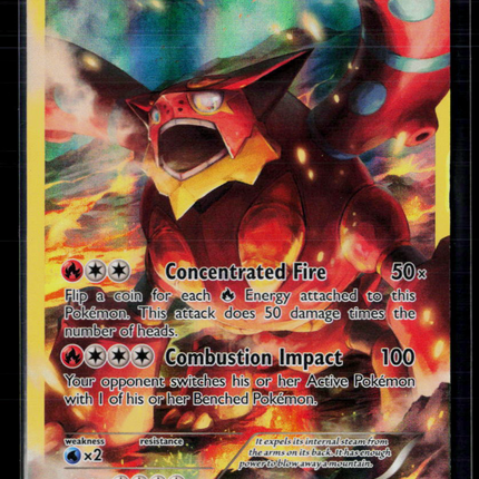 Pokemon 2017 Sun & Moon Volcanion FA #XY185