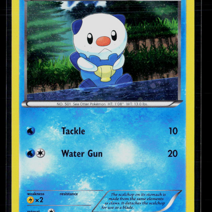 Pokemon 2011 Black & White Oshawott Holo Promo #27/114