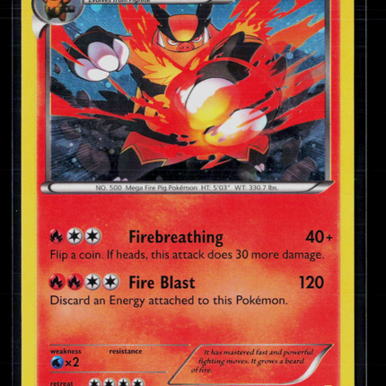 Pokemon 2012 Boundaries Crossed Emboar blister exclusive #26/149