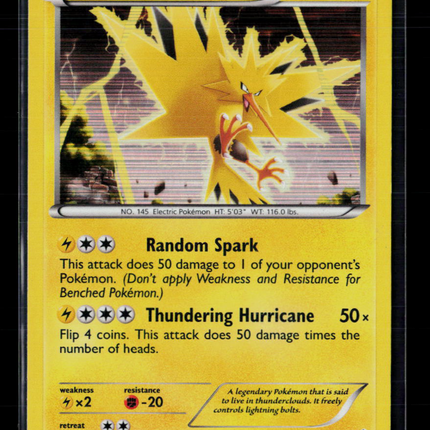 Pokemon 2013 Legendary Treasures Zapdos #46/113