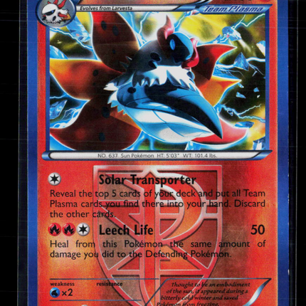 Pokemon 2013 Plasma Blast Volcarona #13/101