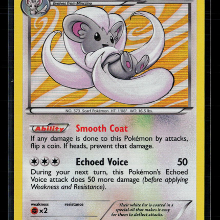 Pokemon 2013 Legendary Treasures Cinccino #105/113