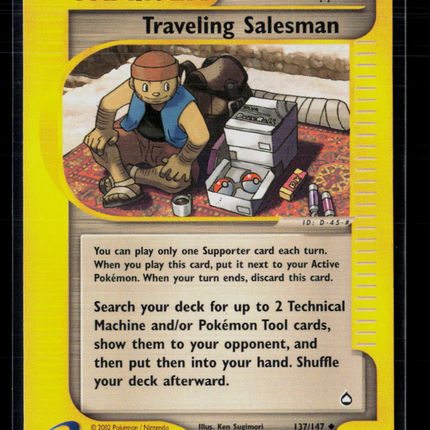Pokemon 2003 Aquapolis Traveling Salesman #137/147