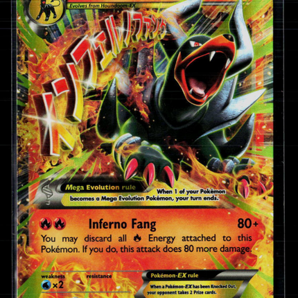Pokemon 2015 BREAKthrough M Houndoom-EX #22/162