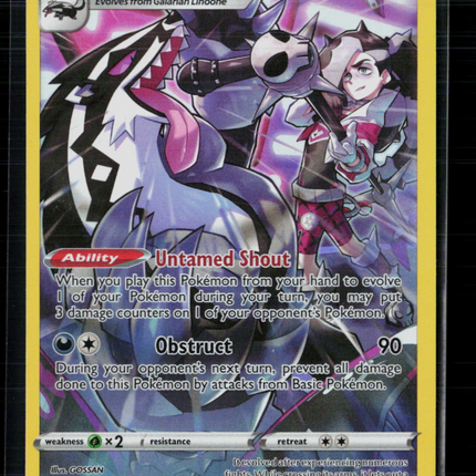 Pokemon 2022 Astral Radiance Galarian Obstagoon CHR #TG10/TG30
