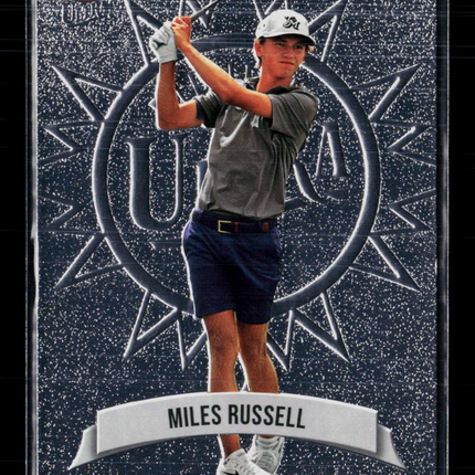 2026 Fleer Ultra Golf Miles Russell #M-28 Medallions