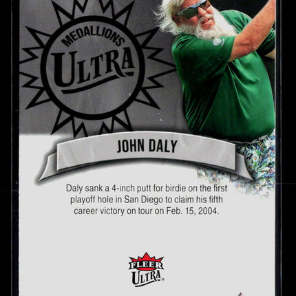 2026 Fleer Ultra Golf Medallions John Daly #M-19 Silver