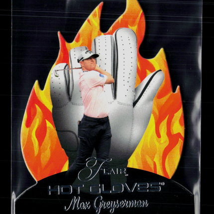 2026 Fleer Ultra Golf Flair Hot Gloves Max Greyserman #HG-16 Die-Cut