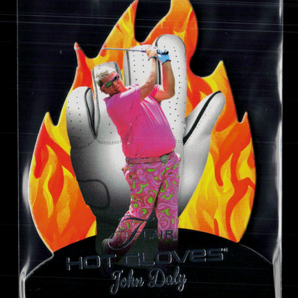 2026 Fleer Ultra Golf Flair Hot Gloves John Daly #HG-9 Die-Cut