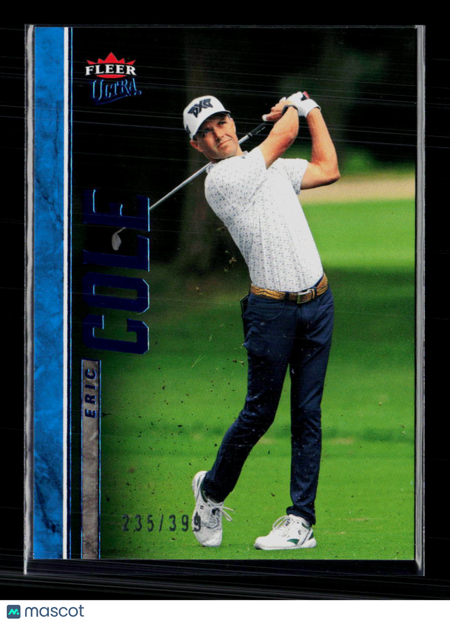 2026 Fleer Ultra Golf Eric Cole #12 Blue 235/399