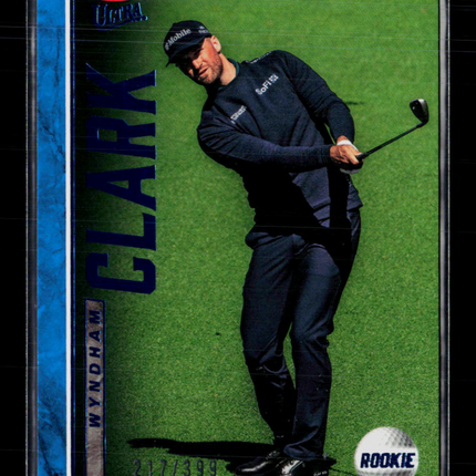 2026 Fleer Ultra Golf Wyndham Clark #45 Blue 217/399