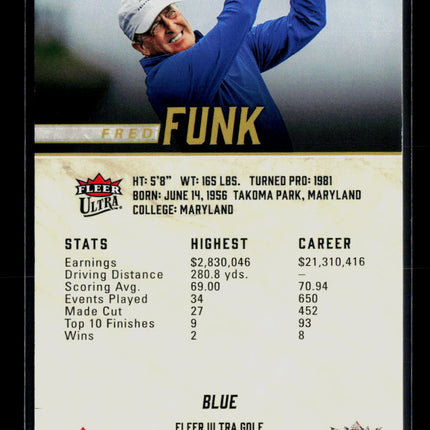 2026 Fleer Ultra Golf Blue Fred Funk #34 146/399